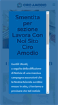Mobile Screenshot of ciroamodio.it